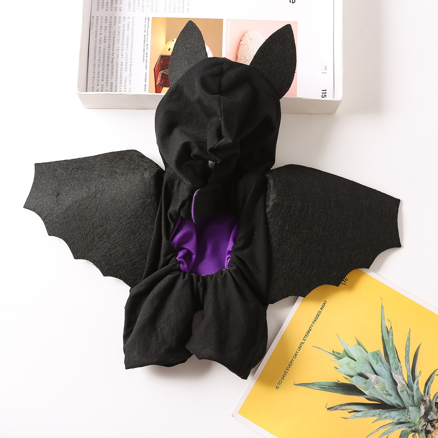 Halloween Dog Outfit  Pet Bat Skeleton Costume